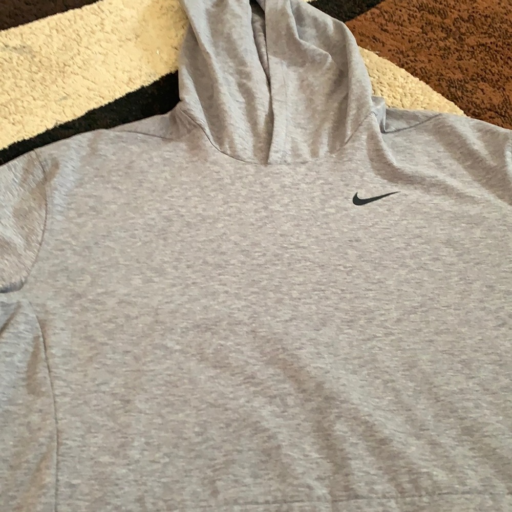 Large gray nike hoodie